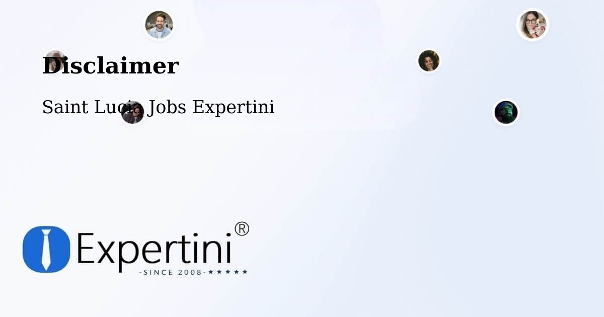 Disclaimer – Cocoa Dan - Saint Lucia Jobs Expertini