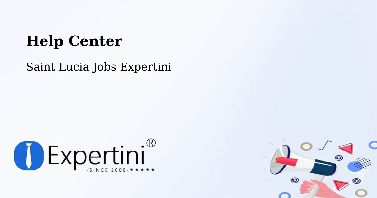Help Center – Cocoa Dan - Saint Lucia Jobs Expertini