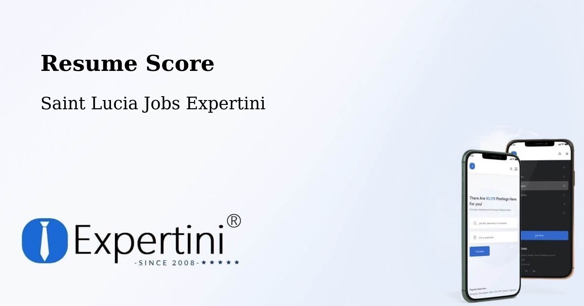 Resume Score & Job Description Match Tool – Cocoa Dan - Saint Lucia Jobs Expertini